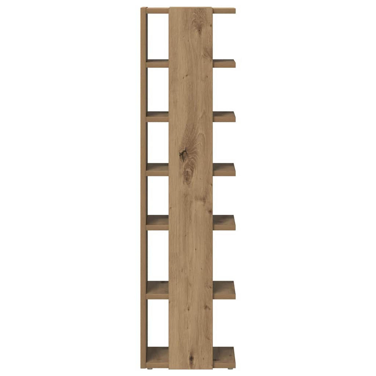 SCHUHSCHRANK Artisan-Eiche 28/27/102 Cm Holzwerkstoff - Braun, Holzwerkstoff (27/102/28cm) - vidaXL
