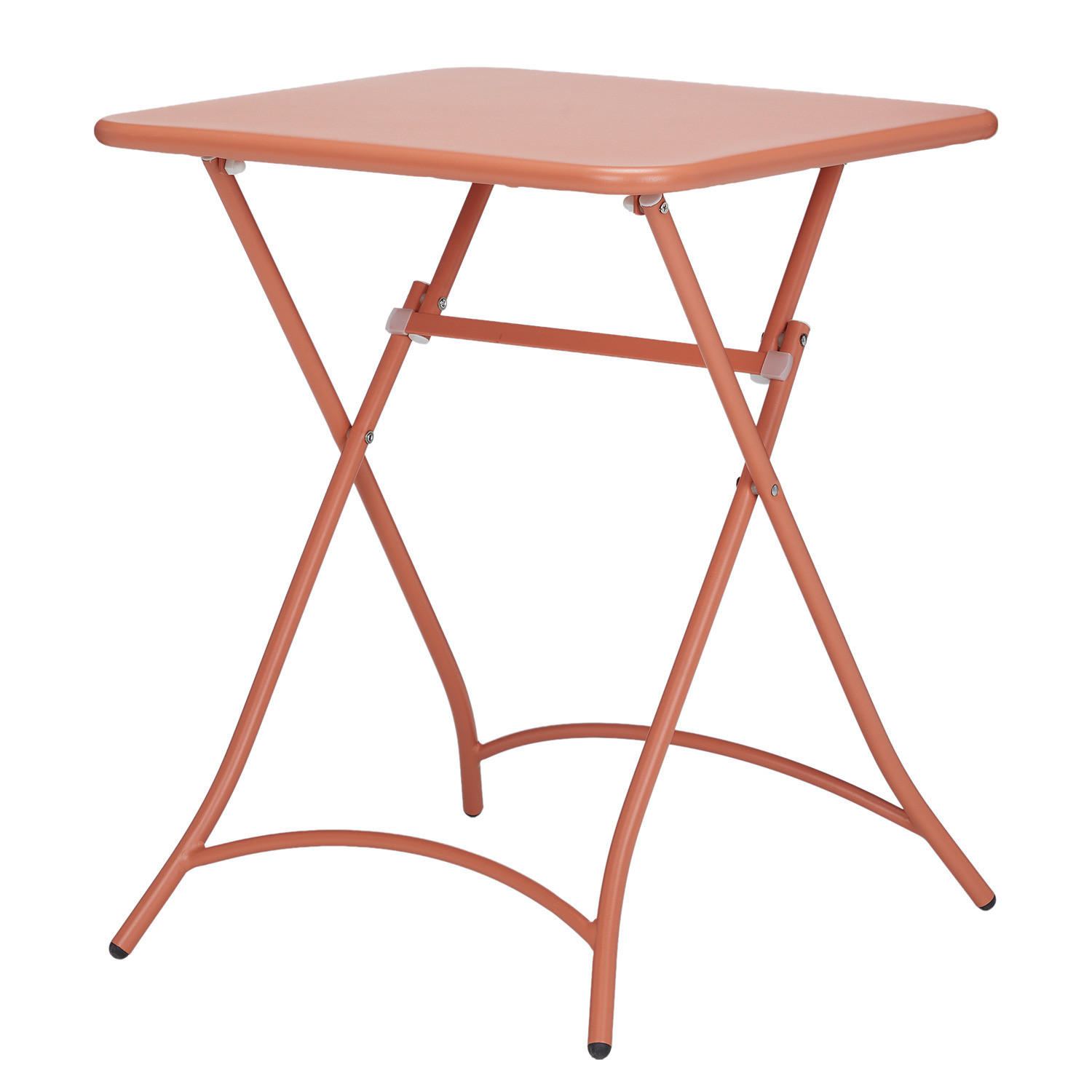 KLAPPTISCH Urban One 58x58 cm - Rot/Orange, Metall (58/58/74cm) - Butlers