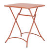 KLAPPTISCH Urban One 58x58 cm - Rot/Orange, Metall (58/58/74cm) - Butlers