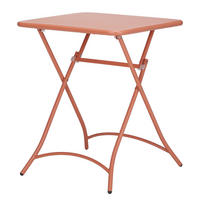 KLAPPTISCH Urban One 58x58 cm - Rot/Orange, Metall (58/58/74cm) - Butlers
