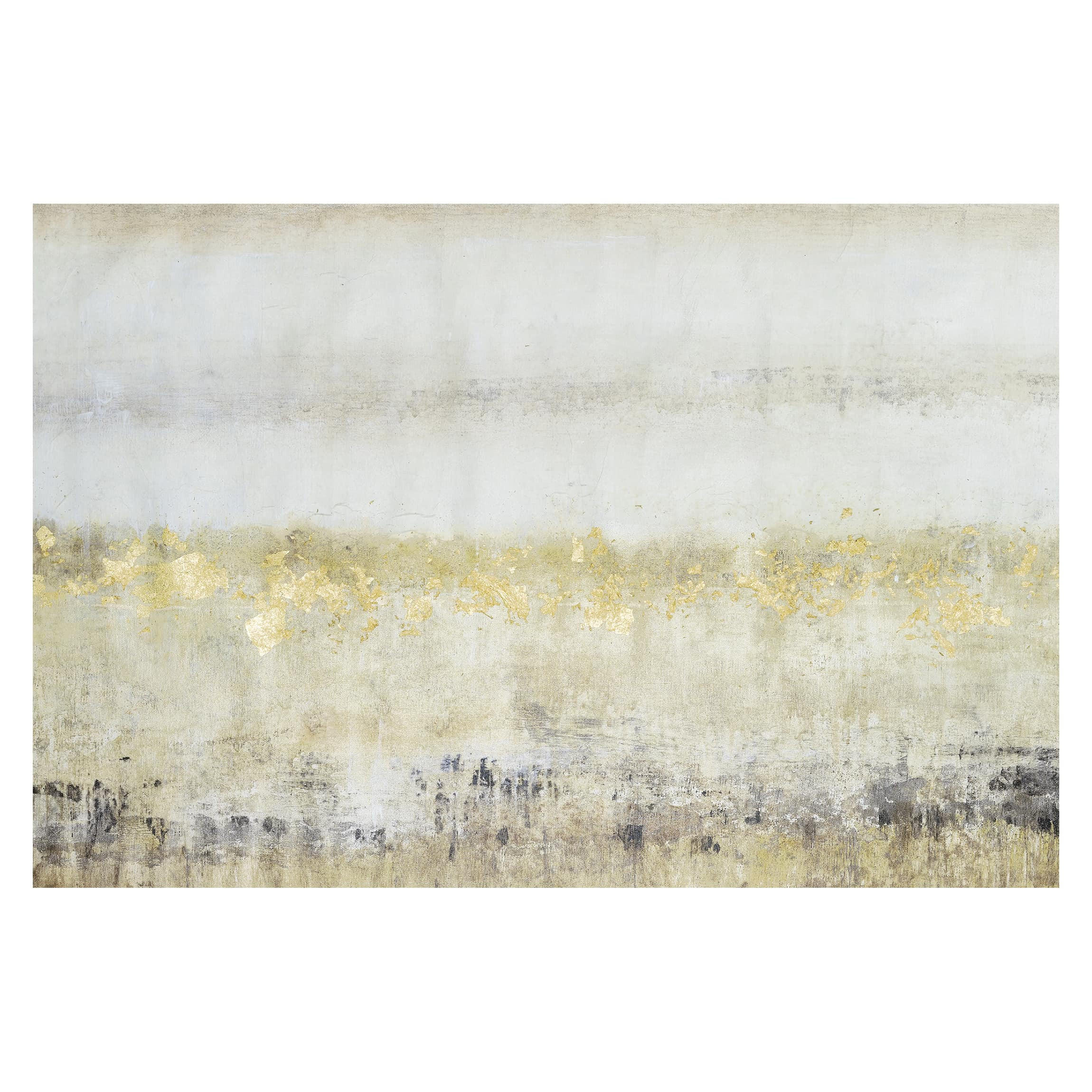 FOTOTAPETE Goldene Farbfelder I 288/190 cm - Weiß, Papier (288/190cm) - Bilderwelten