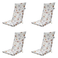 GARTENSTUHLKISSEN Florina 123/50 cm 4er-Set - Multicolor, Textil (50/7/123cm) - Madison