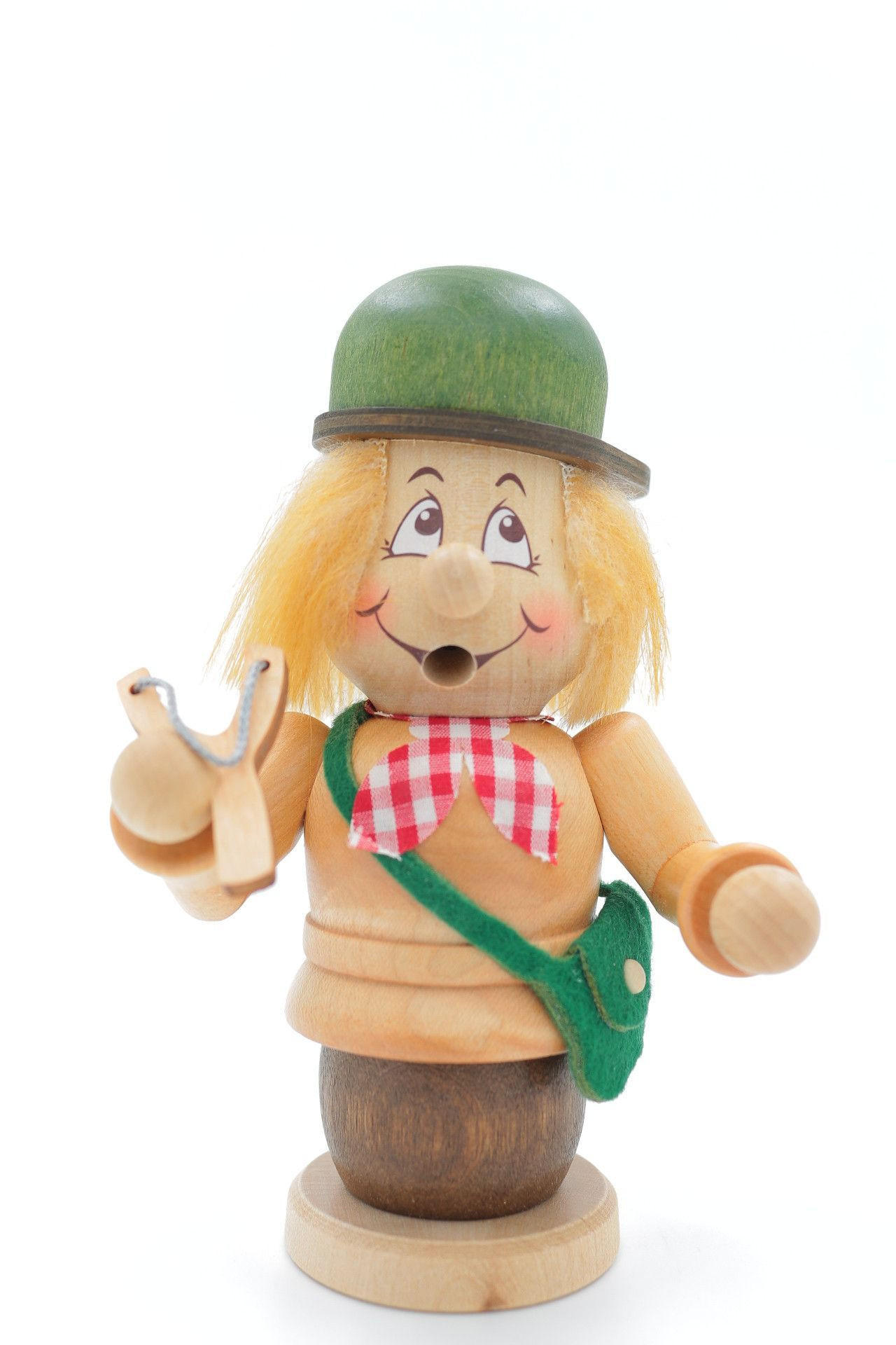 RAUCHFIGUR Wichtel Lausbub 15cm - Multicolor, Holz (9/15/0.1cm)
