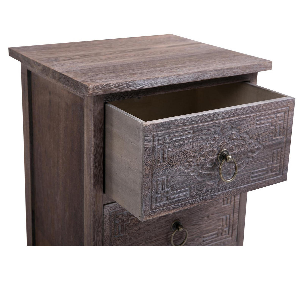 NACHTTISCH ENZO - Braun, Holz (35/59/30cm) - CARO-Möbel