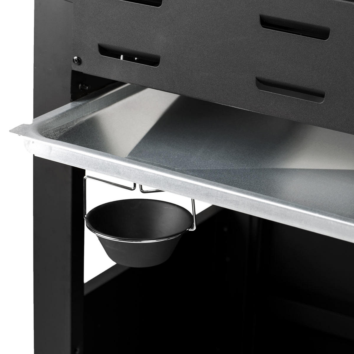 GASGRILL RED 6+1 - Schwarz, Metall (135/114/54cm) - TAINO