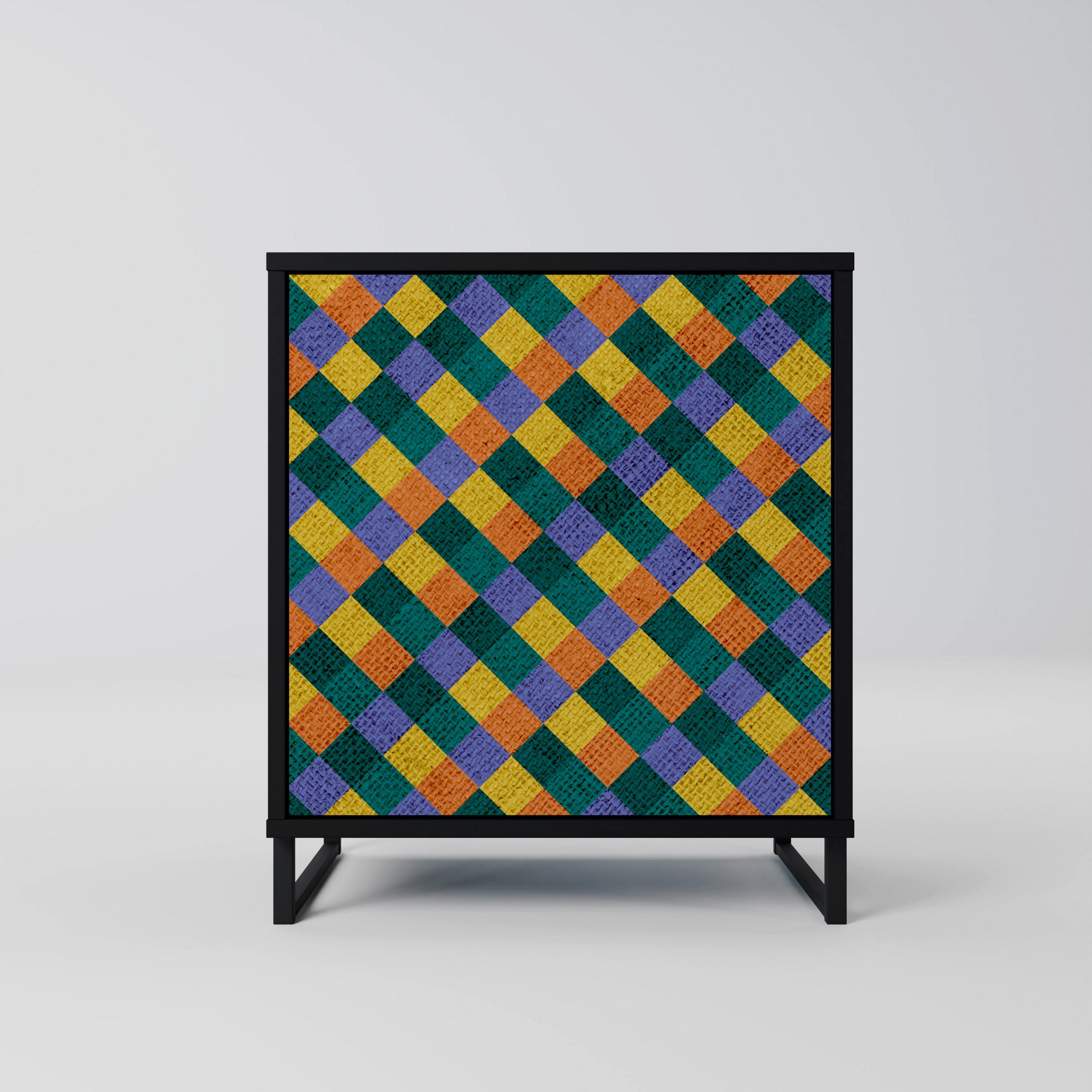 SpaceRebels Sideboard Schwarz 57.5x67.5x42 cm