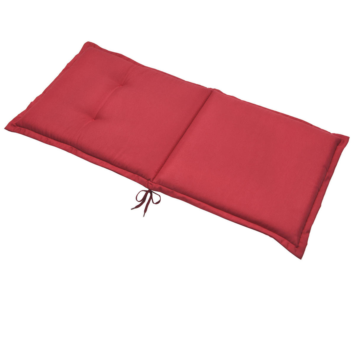 NIEDERLEHNERAUFLAGE Loft NL 100/50/6cm Rot 6tlg - Rot, Textil (50/6/100cm) - Beautissu 