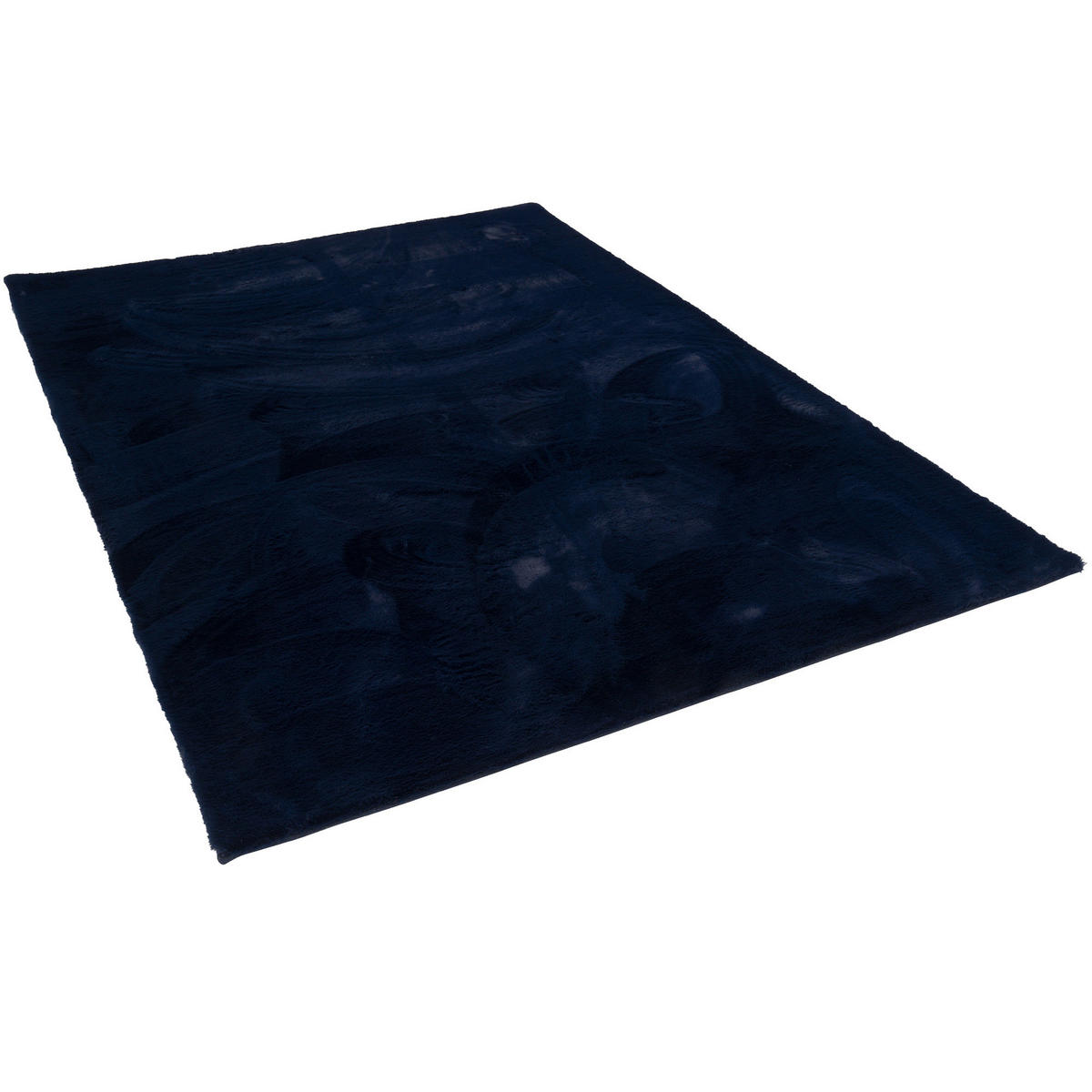 FELLTEPPICH LUXUS SUPER SOFT PLUSH - Dunkelblau, Textil (70/140cm) - Pergamon