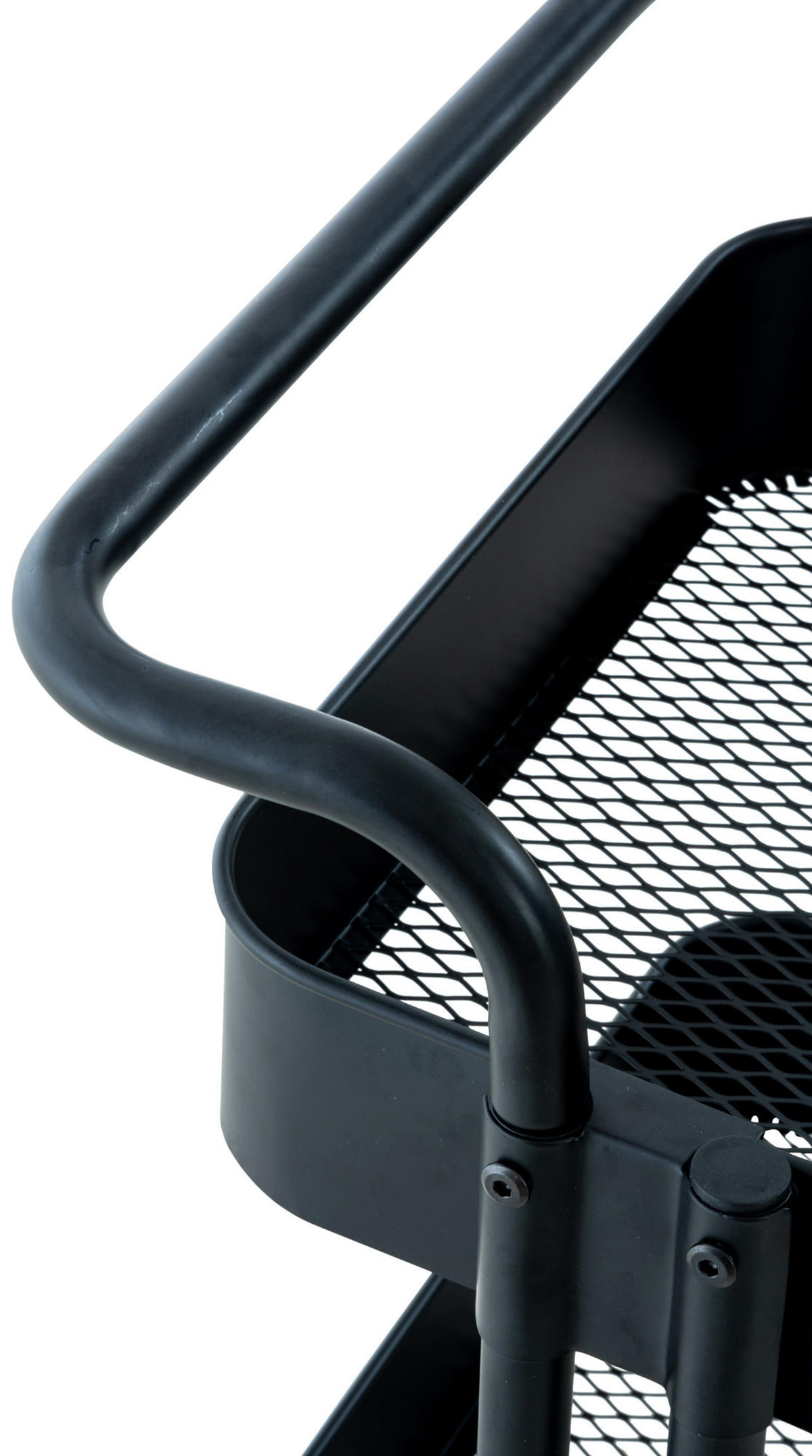 SERVIERWAGEN Metall Schwarz - Schwarz, Metall (43/86/36cm) - CLP