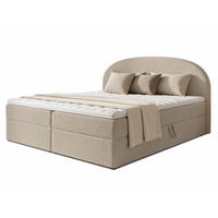 BOXBETT Cloud - 160x200 -creme (Coral 65) - Creme/Schwarz, Holz/Holzwerkstoff (160/200cm) - Sofnet