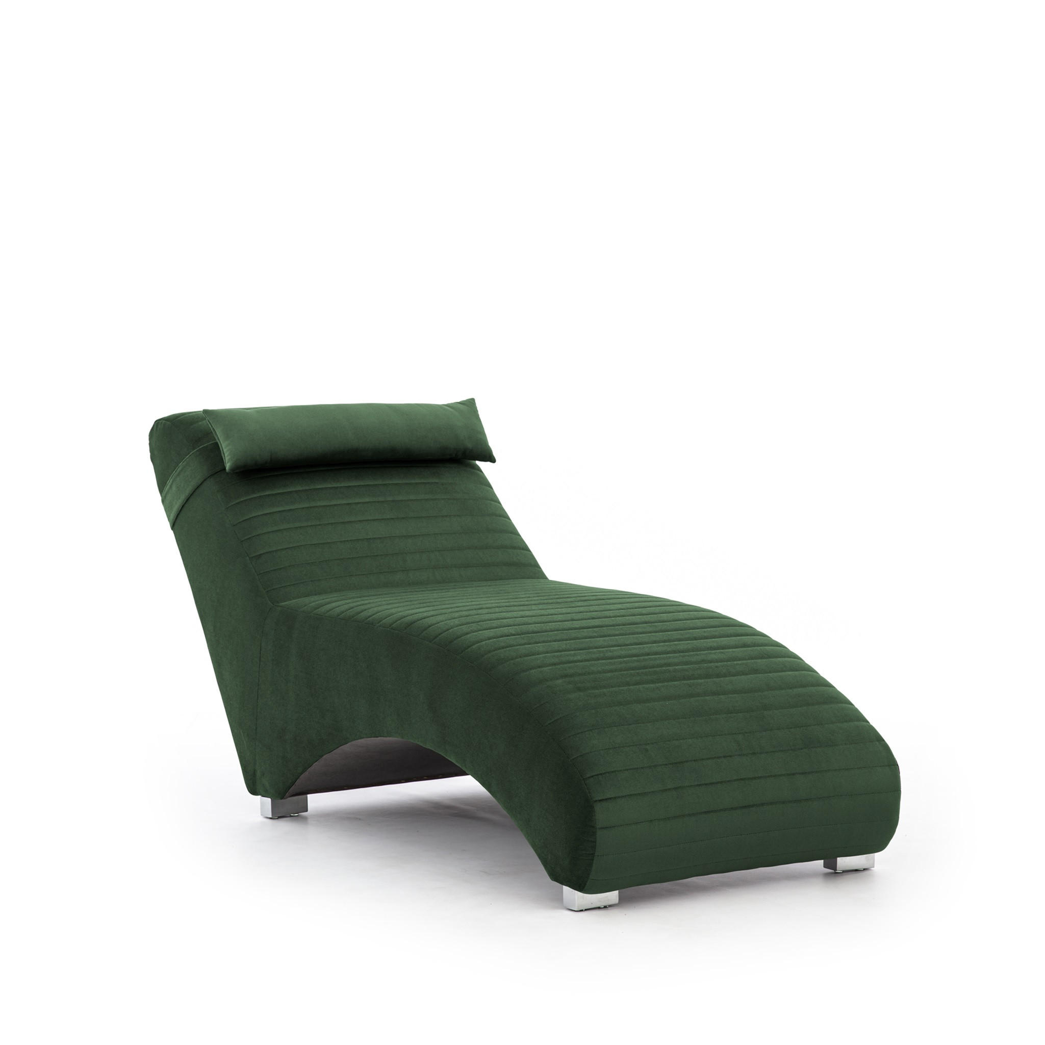RELAXLIEGE Abramo In Kronos - Grün, Holzwerkstoff/Textil (73/80/170cm) - Fun Möbel