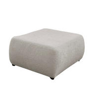 POLSTERHOCKER Anike In Now Or Never - Beige, Holzwerkstoff/Textil (98/42/66cm) - Fun Möbel