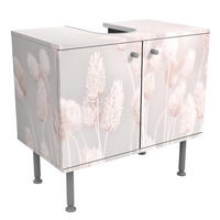 WASCHBECKENUNTERSCHRANK Helles Gras im Sonnenlicht 60/55/35 cm - Beige, Holzwerkstoff (60/55/35cm) - Bilderwelten