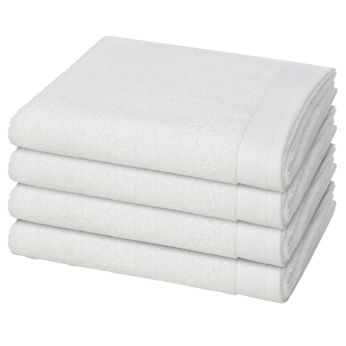 HANDTUCH Premium 4er-Set - Weiß, Textil (50/100cm) - MÖVE