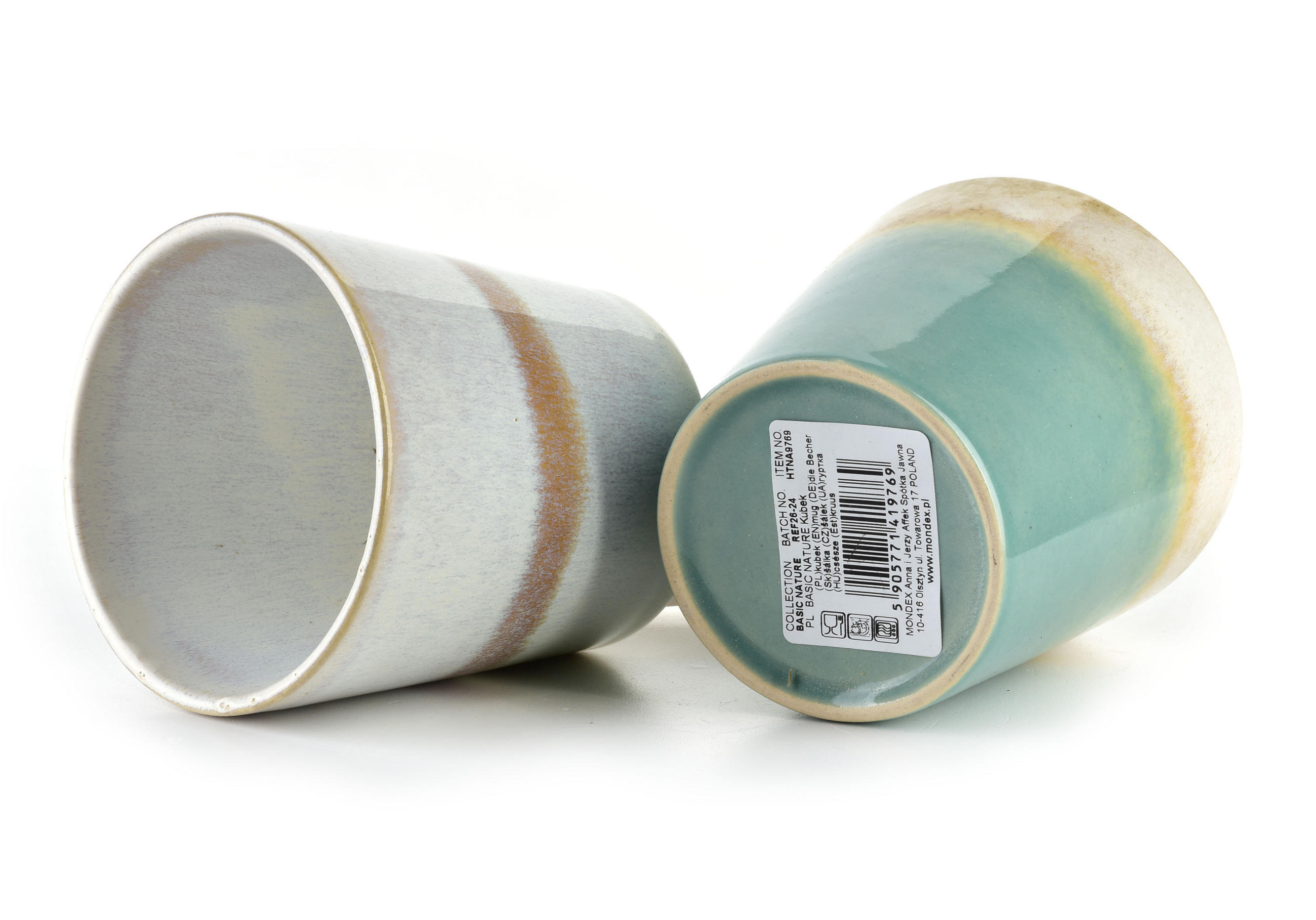 BECHER Basic Nature Beige 8.5/8.5/9 cm Keramik - Beige, Keramik (0.25L) - Mondex