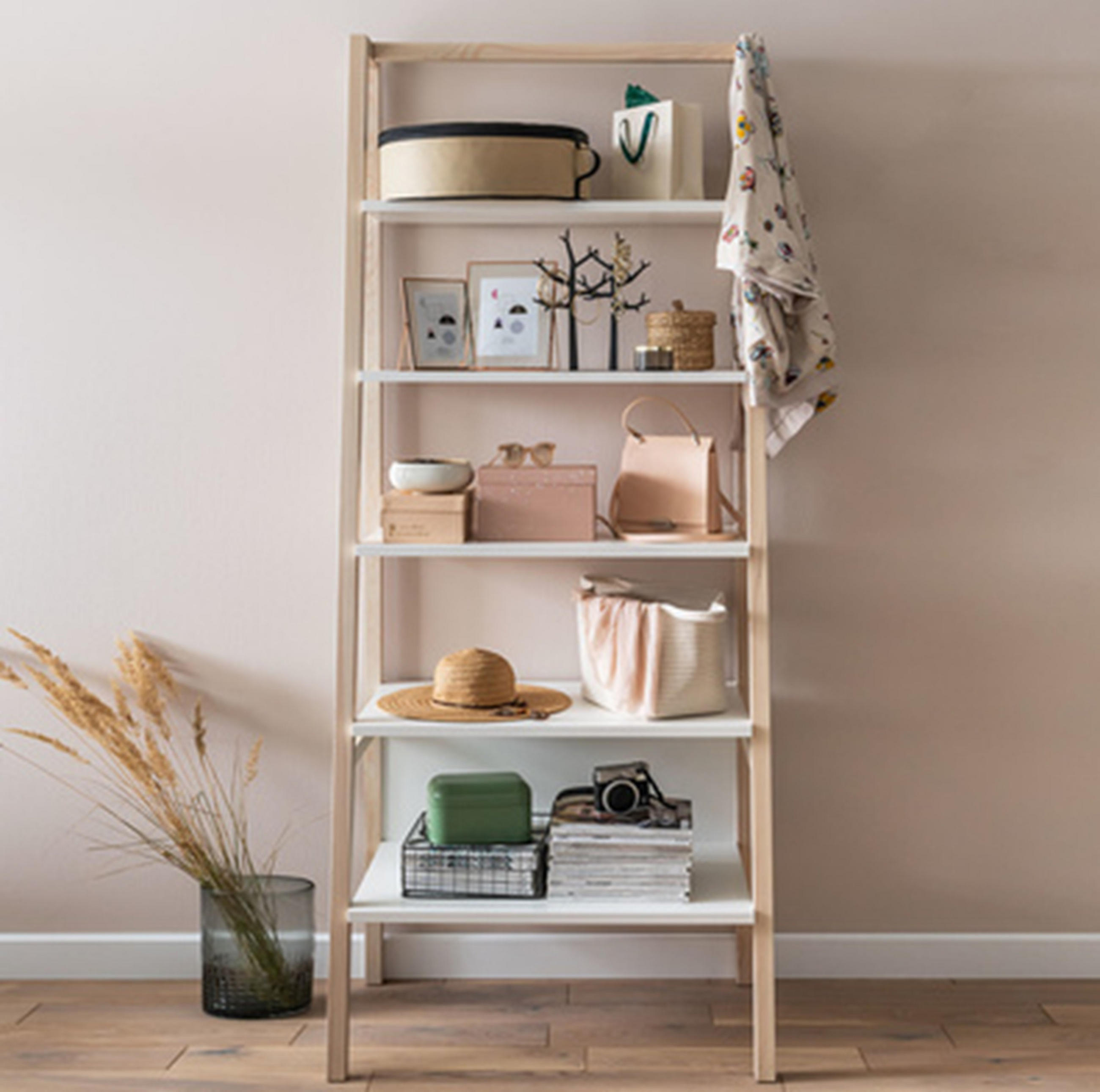 BÜCHERREGAL SPOT - Weiß, Holzwerkstoff (88/210/57cm)