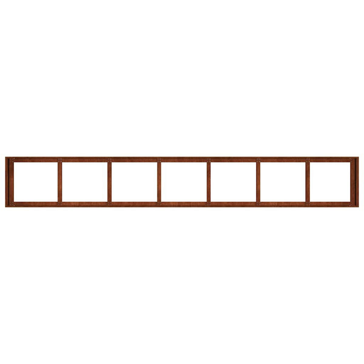 PFLANZKÜBEL Rostig 280/40/40 Cm Wetterfester Stahl - Rostfarben, Metall (40/40/280cm) - vidaXL