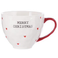 TASSE Joyful Days Merry Christmas - Rot/Weiß, Keramik (0.44L) - Butlers