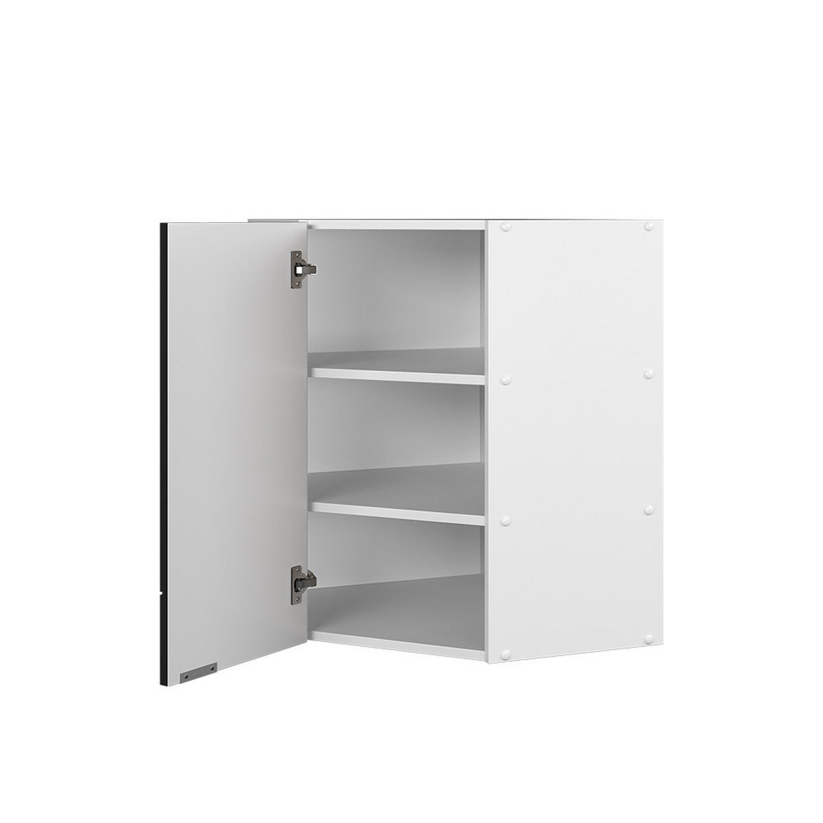 KUCHYŇSKÉ SKŘÍŇKY Fame-Line, černé pruhy, 57 cm - bílá/černá, kompozitní dřevo (57/72/34.1cm) - Vicco