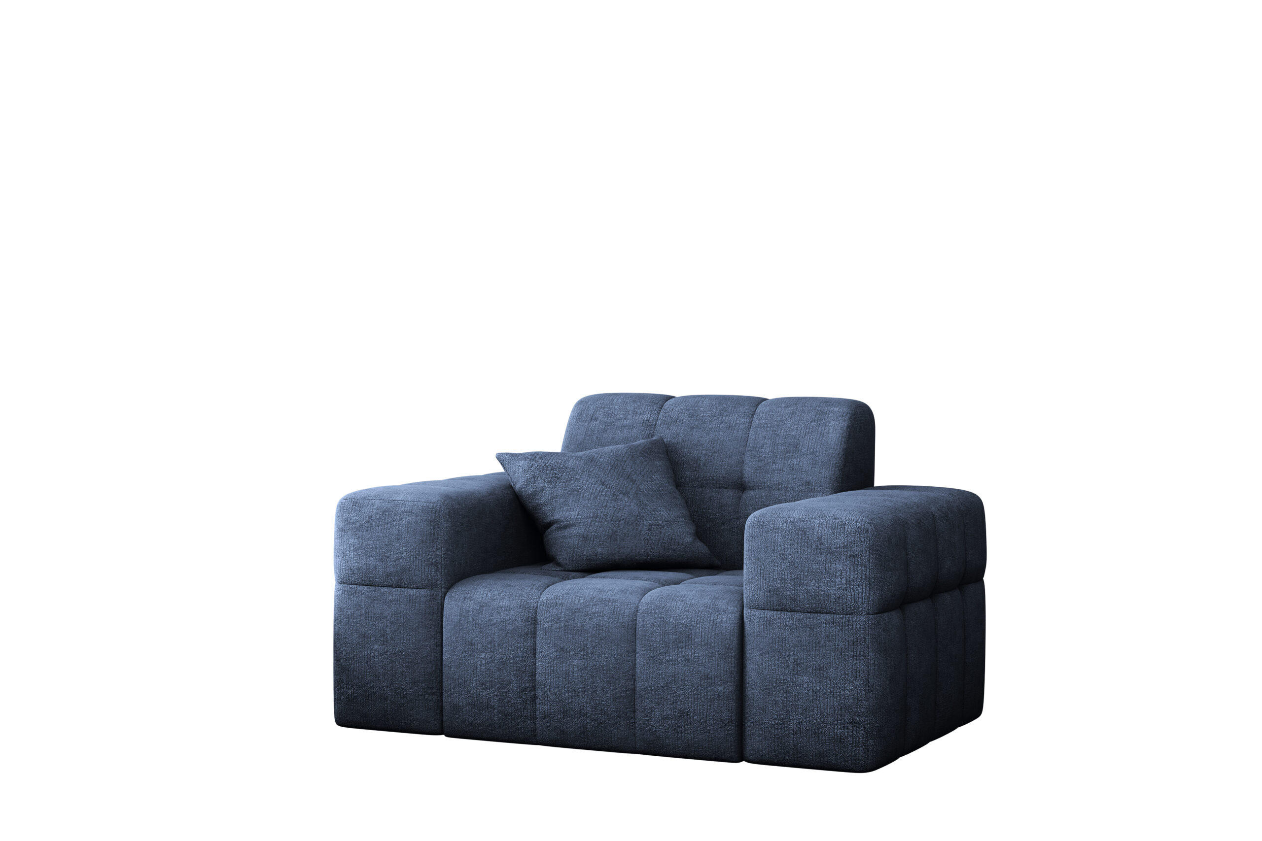 SESSEL NIMES Stoff Perfect Harmony Dunkelblau - Dunkelblau, Holz/Textil (120/82/92cm) - Kaiser Möbel