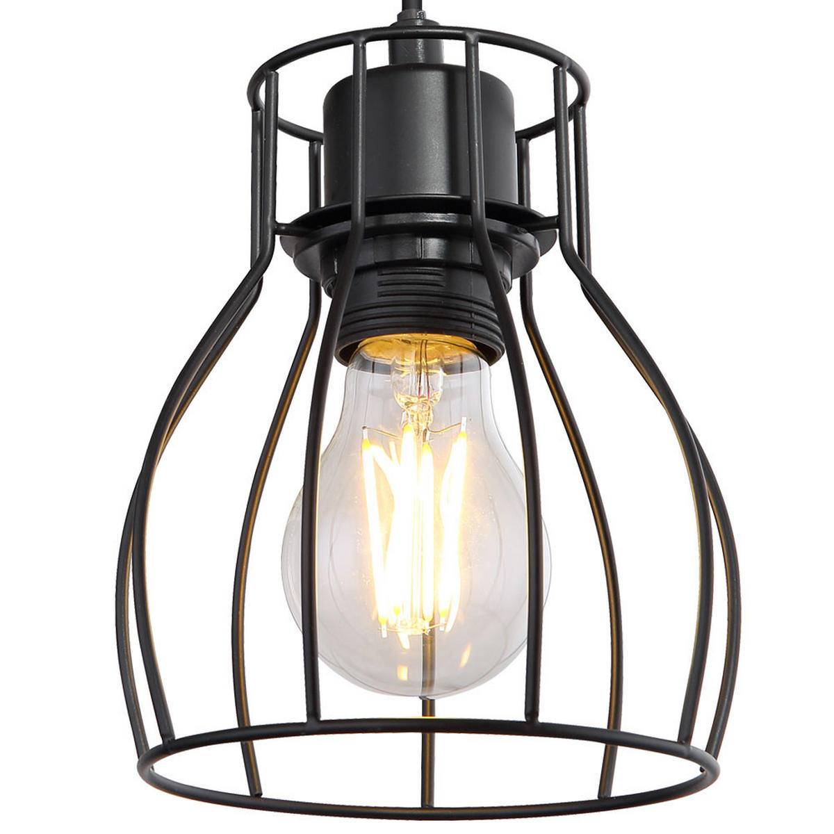 LED WANDLEUCHTE Holz Schwarz - Schwarz, Holz (13.6/30/17.5cm) - Globo Lighting