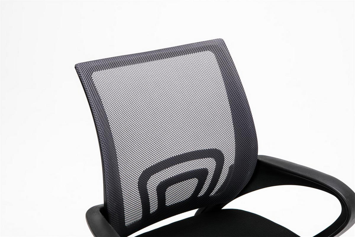 BÜROSTUHL Genf mit Netzbezug, Grau - Grau, Kunststoff/Textil (56/100/54cm) - TPFLiving