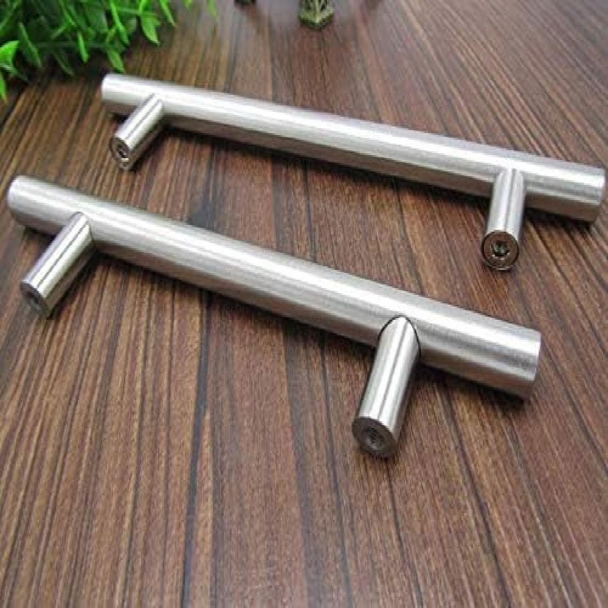 MÖBELGRIFF 10er-Set - Silberfarben, Metall (3.2/3.2/12.8cm)