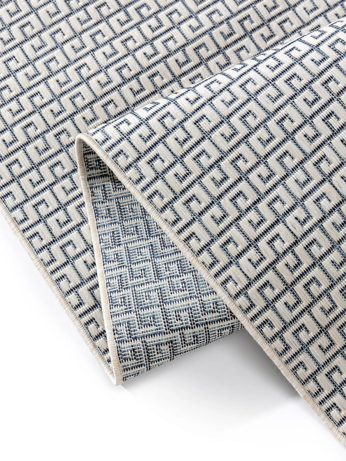 OUTDOORTEPPICH Lou Weiß 70x200 cm - Weiß, Kunststoff (70/200cm) - benuta