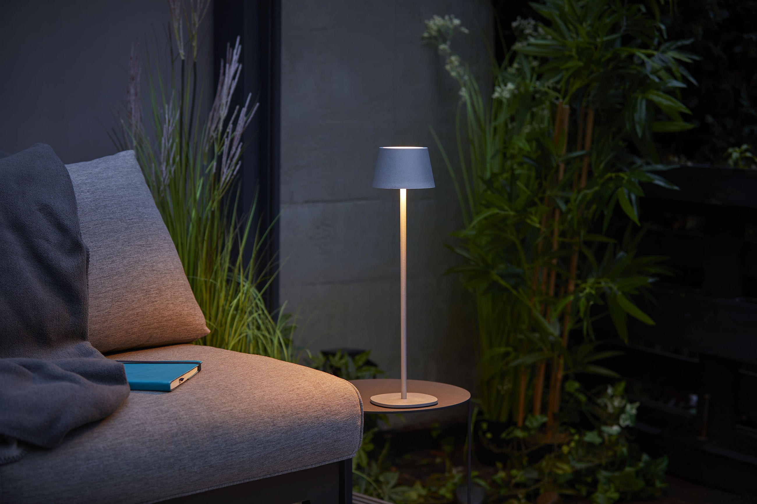 Northpoint 3In1-Led-Tischlampe Silber 15x45x15 cm