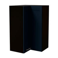 ECKHÄNGESCHRANK Oslo W14/60 Schwarz / Indigo Matt 60 / 60 / 96cm - Schwarz/Dunkelblau, Holz/Holzwerkstoff (60/96/60cm) - Feldmann-Wohnen