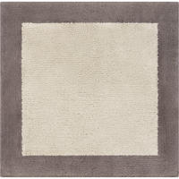 BADTEPPICHE FRAME 1010 TRAVERTIN/GRAPHIT - 37 - Braun, Textil (60/60cm) - Cawö