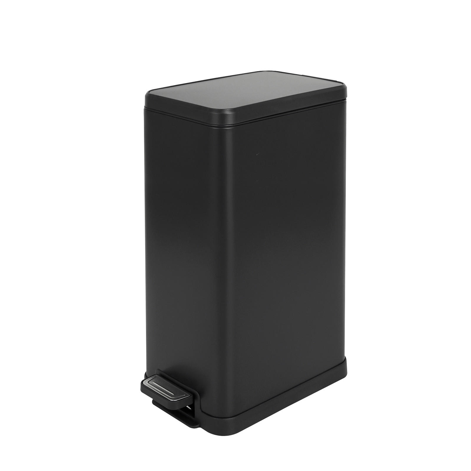 MÜLLEIMER STM18 18L Schwarz - Schwarz, Metall (20/53.5/36cm) - SVITA