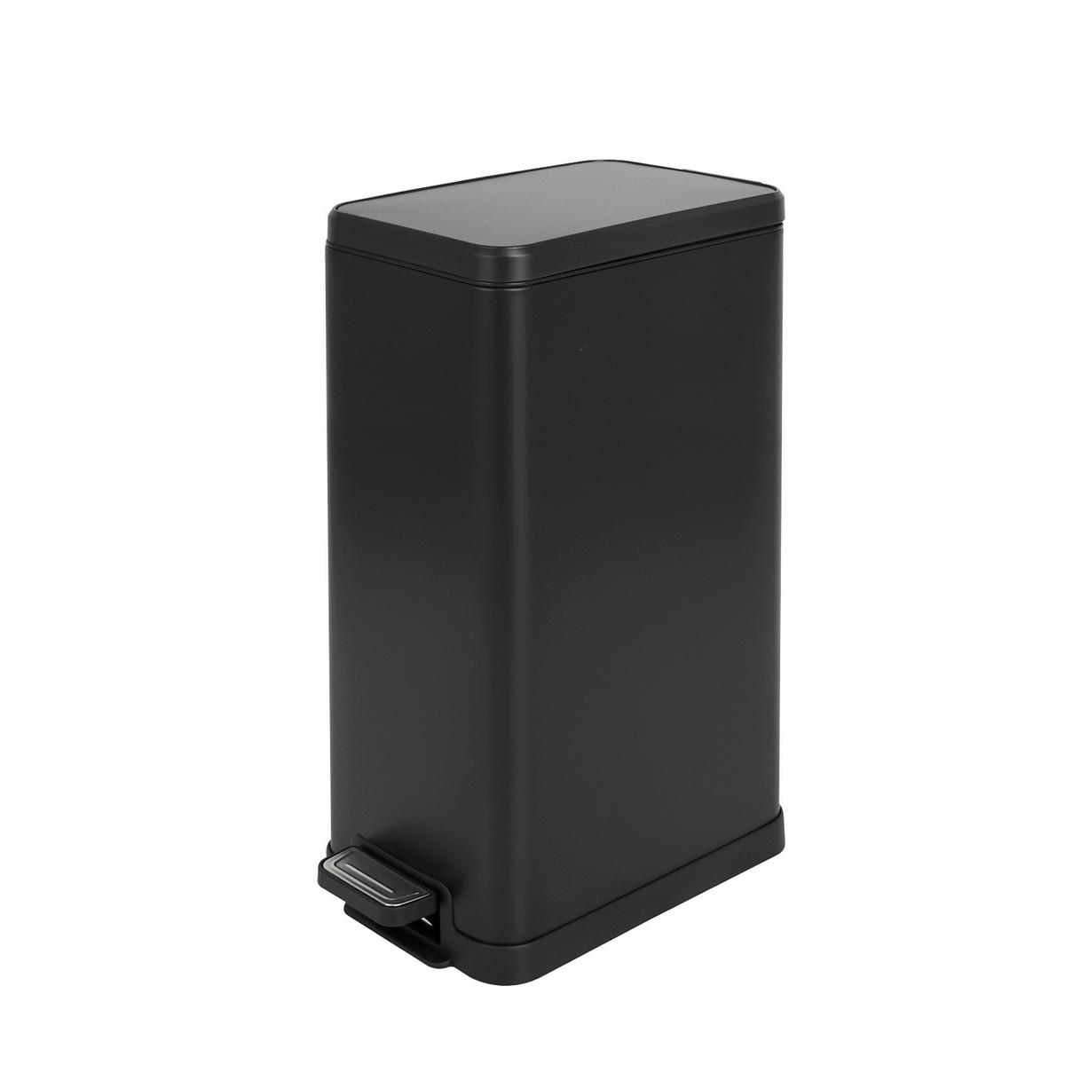 MÜLLEIMER STM18 18L Schwarz - Schwarz, Metall (20/53.5/36cm) - SVITA