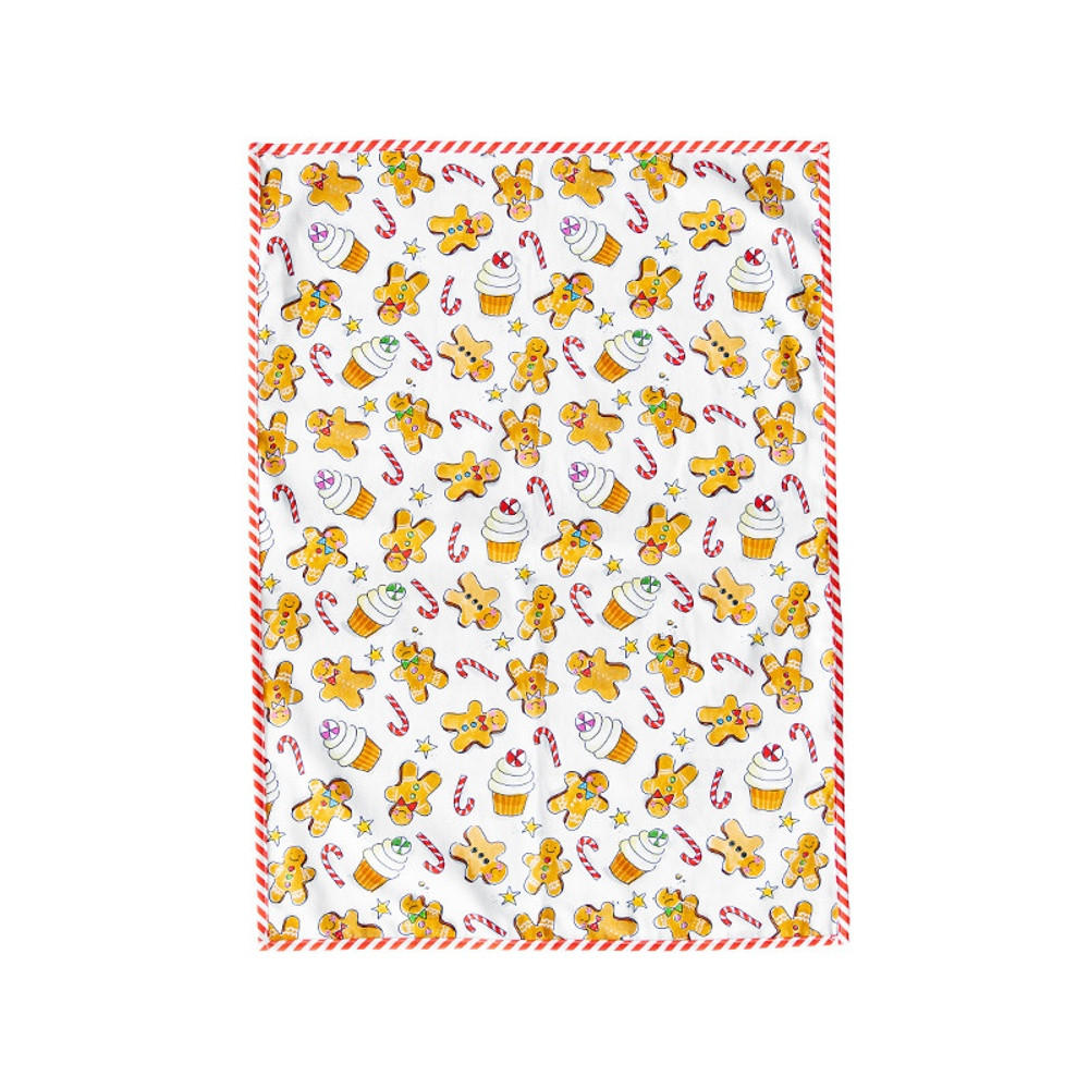 GESCHIRRTUCH Lebkuchen Cupcakes in Bunt - 50 x 70cm - Multicolor, Papier (0.2/5cm) - Blond Amsterdam