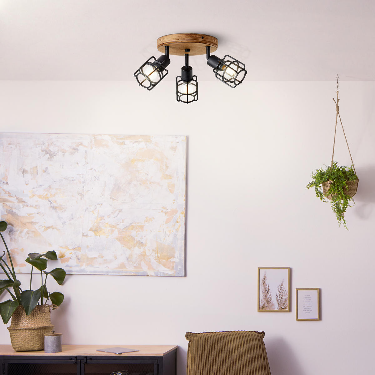 SPOTRONDELL Gwen 99760/66 - Schwarz, Holz (35/35/19cm) - Brilliant