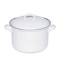 TOPF Weiß 24/24/22.2 cm R0125033 - Weiß, Glas (22cm) - Riess