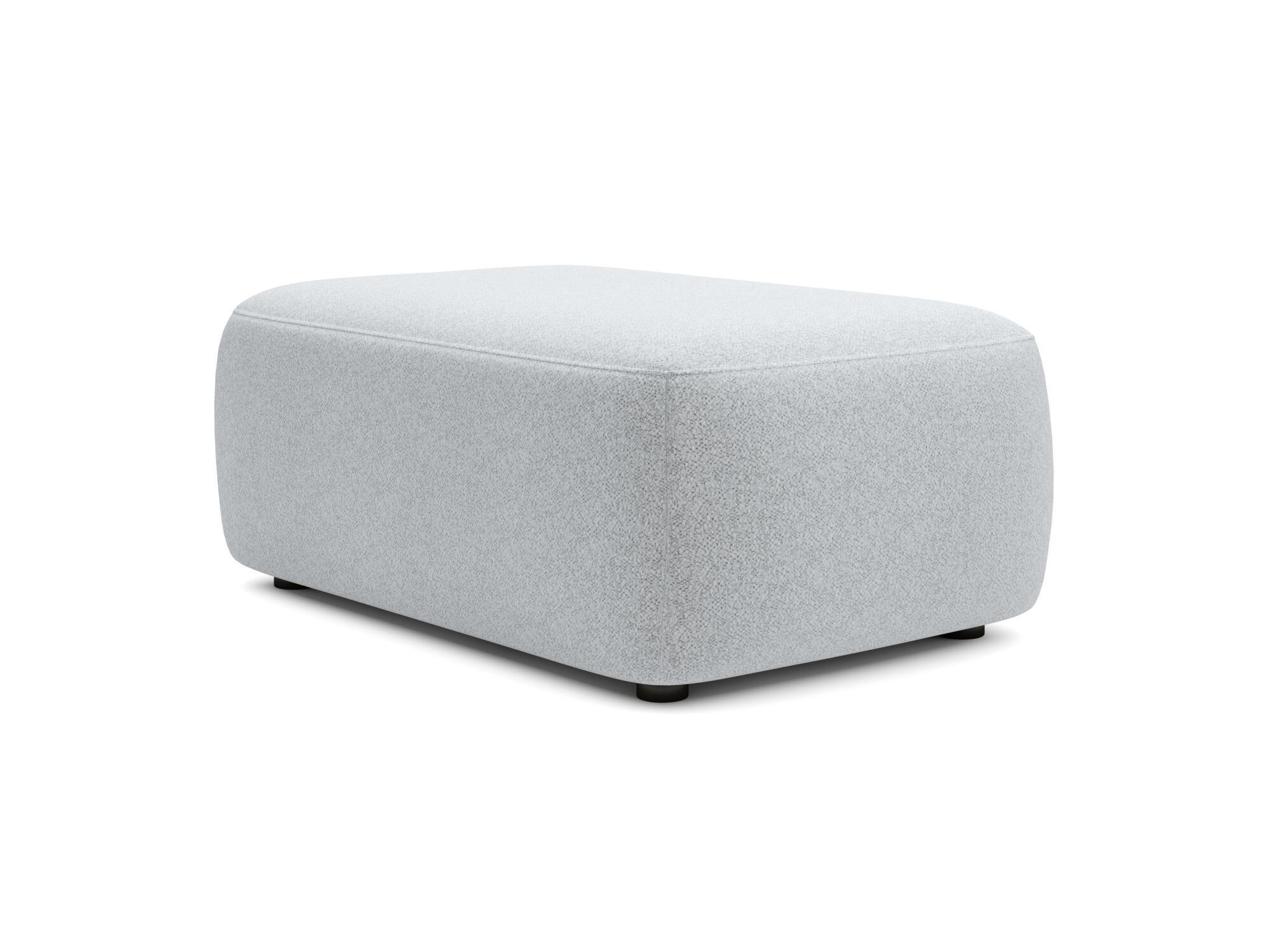 SITZPOUF BOULI Grau 100x68x42 cm - Grau, Textil (100/42/68cm) - FURNLUX