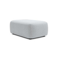SITZPOUF BOULI Grau 100x68x42 cm - Grau, Textil (100/42/68cm) - FURNLUX