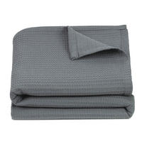 KUSCHELDECKE, 150x200 cm, 100% Baumwolle, Grau - Grau, Textil (150/200cm) - Zollner