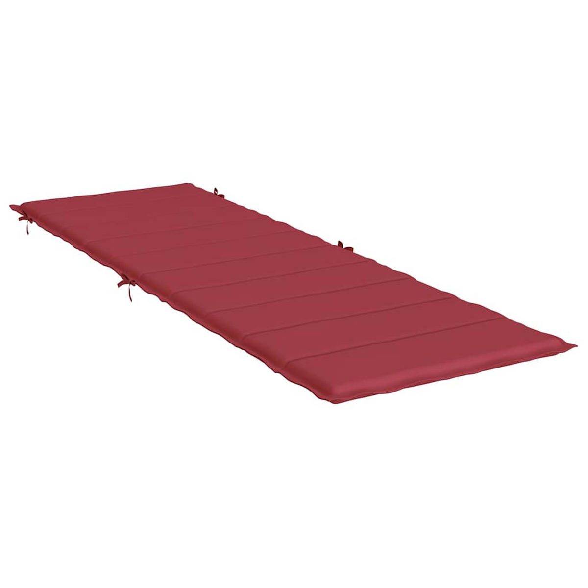 SONNENLIEGEN-AUFLAGE Weinrot 186/58/4 Cm Oxford-Gewebe - Rot, Textil (58/4/186cm) - vidaXL