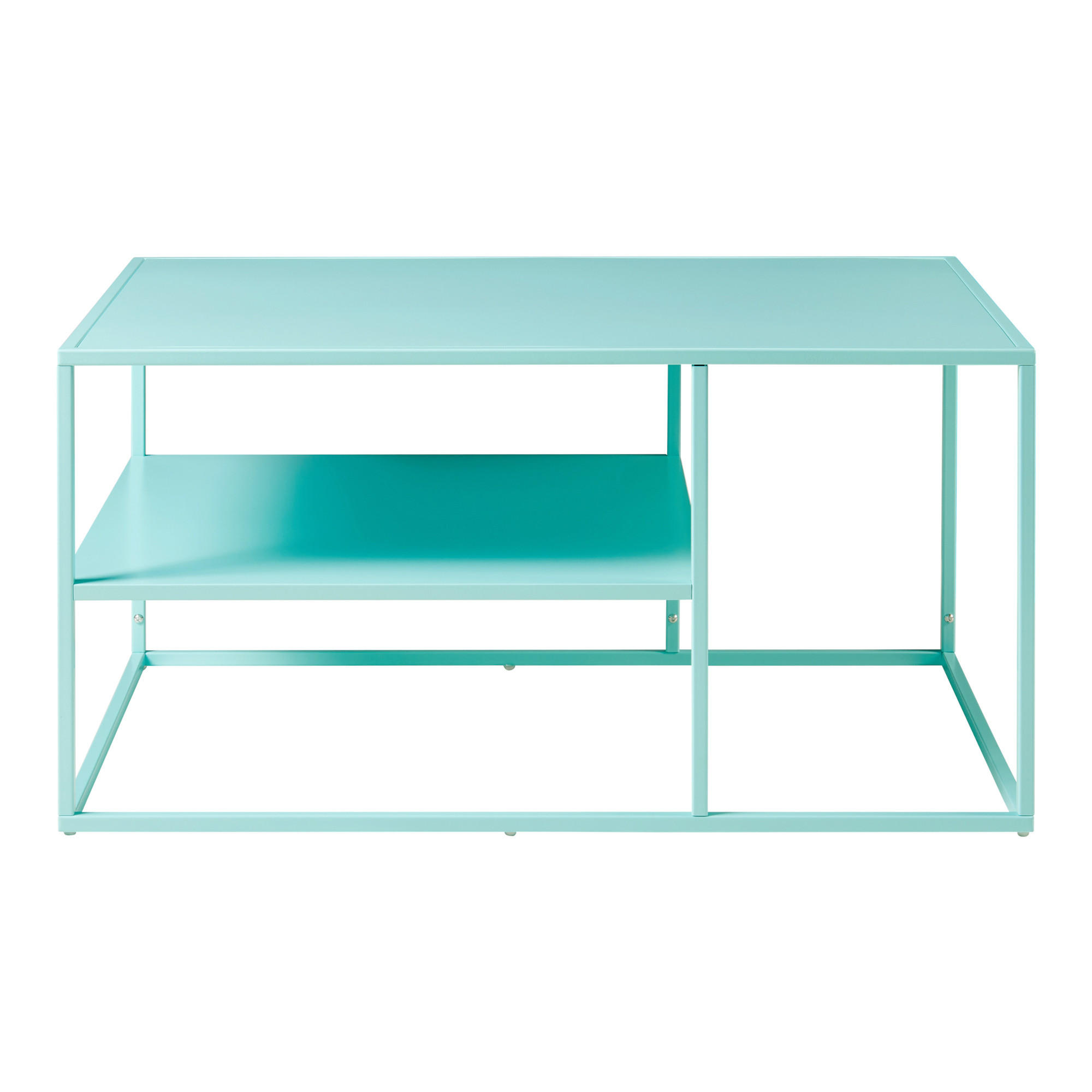 COUCHTISCH Solund 45/90/60 cm - Hellblau, Metall (60/90/45cm) - [en.casa]