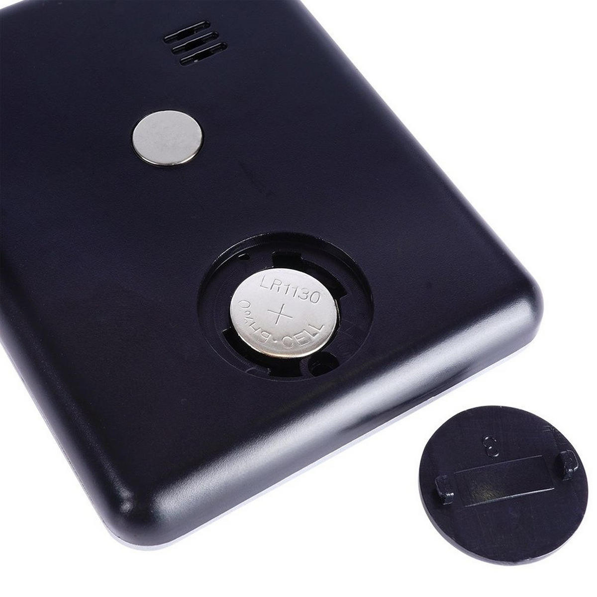 KÜCHENTIMER Silber Schwarz - Silberfarben, Kunststoff (7/1/5.5cm) - Excellent Houseware