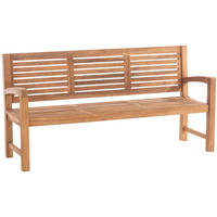 GARTENBANK 180/59 cm Holz Teak - Teakfarben, Holz (180/92/59cm) - CLP