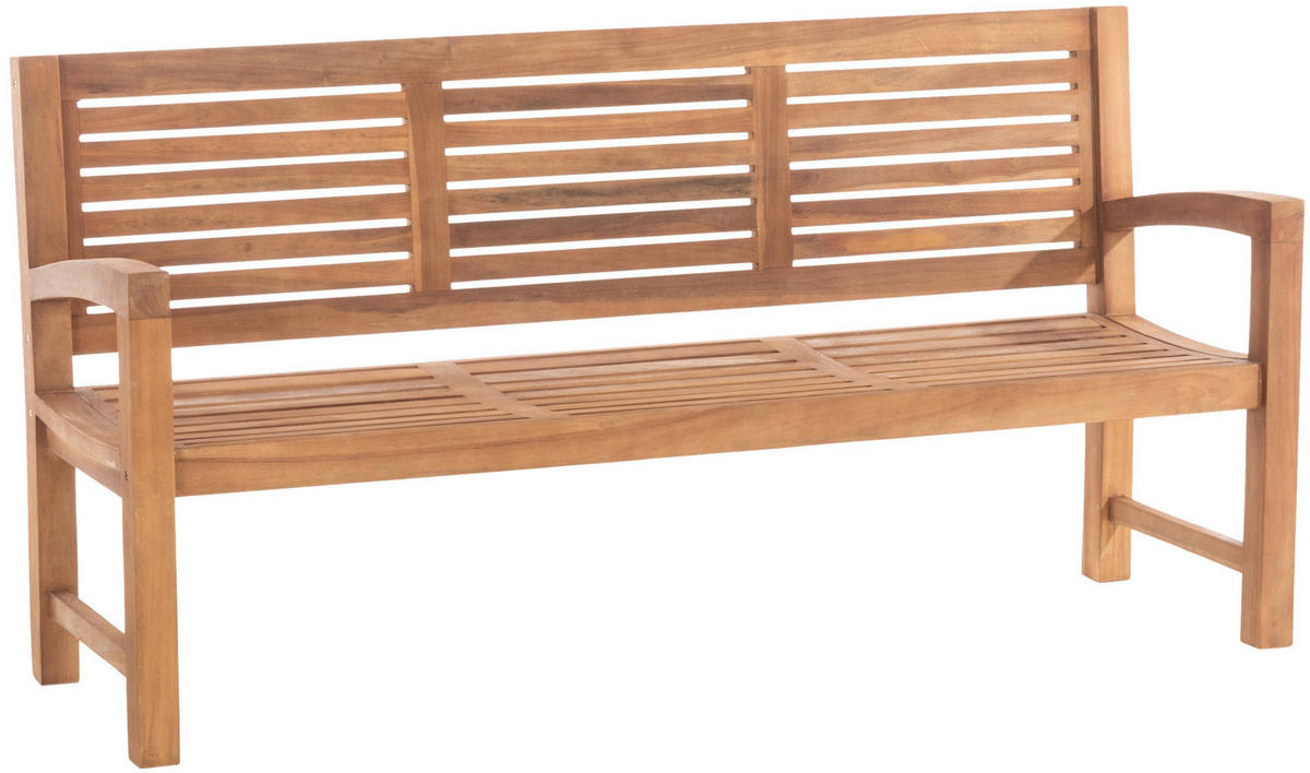 GARTENBANK 180/59 cm Holz Teak - Teakfarben, Holz (180/92/59cm) - CLP