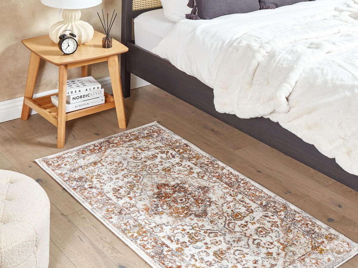 VINTAGE-TEPPICH Vayk 150/80 cm - Beige, Kunststoff (80/150cm) - Beliani