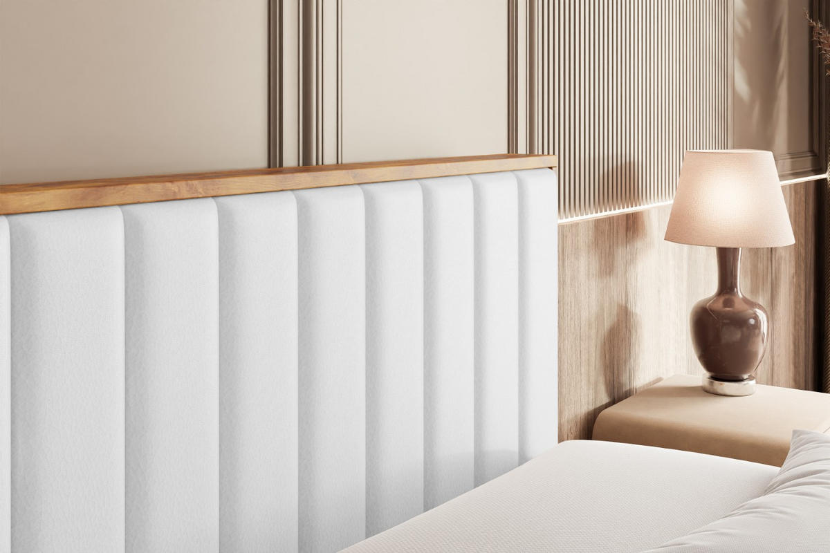 BOXBETT mit Matratze H4 und Lattenrost - LOLLI4 - 120x200 - Weiß Hochglanz - Weiß, Holzwerkstoff/Kunststoff (120/200cm) - ALTDECOR