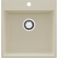 SPÜLBECKEN Riga, 2-er set Beige 48/50 cm 1 Becken + Ablauf-Set ab 50er Unterschrank - Chromfarben/Beige, Kunststoff (48/20/50cm) - Primagran