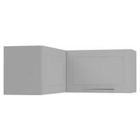 ECKHÄNGESCHRANK Kvantum W14/90/36 Dust Grey Matt / Grau Matt 90 / 90 / 36cm - Grau, Holz/Holzwerkstoff (90/36/90cm) - Feldmann-Wohnen