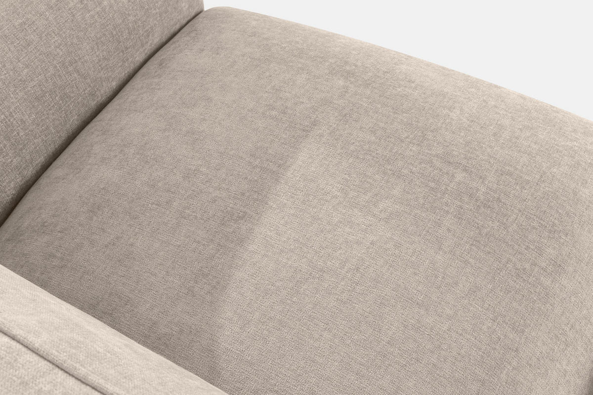 ECKSOFA LINKS FUBBO, Cremig - Creme, Holz/Holzwerkstoff (225/176cm) - KONSIMO®