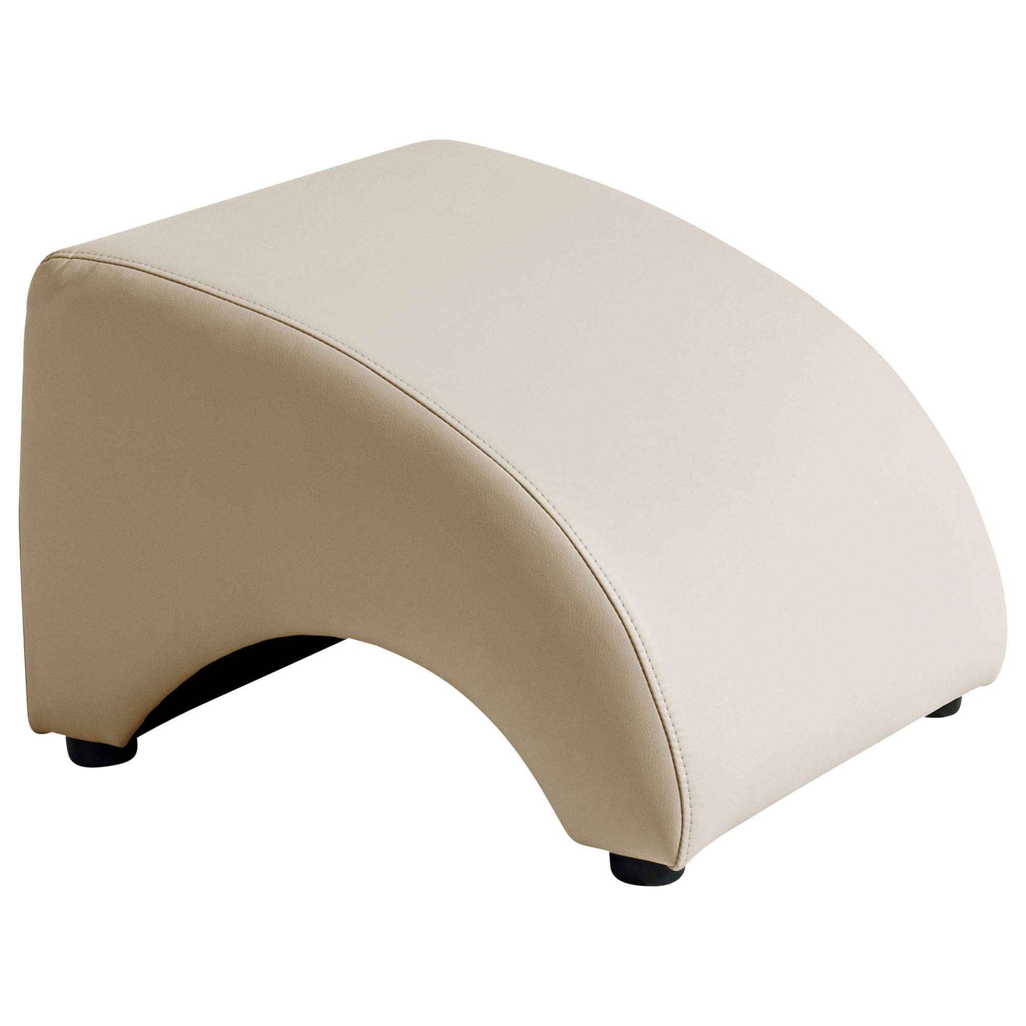 58aufmkessel Polsterhocker Beige 52x37x54 cm